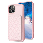 BF25 Custodia per telefono con porta carte di credito quadrato scozzese, For iPhone 14 Plus, For iPhone 15 Pro Max, For iPhone 14 / 13