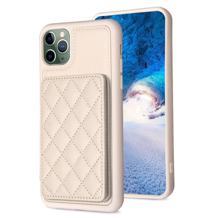 BF25 Custodia per telefono con porta carte di credito quadrato scozzese, For iPhone 11 Pro, For iPhone X / XS, For iPhone XR