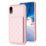 BF25 Custodia per telefono con porta carte di credito quadrato scozzese, For iPhone 11 Pro, For iPhone X / XS, For iPhone XR