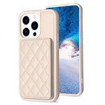 BF25 Custodia per telefono con porta carte di credito quadrato scozzese, For iPhone 14 Plus, For iPhone 15 Pro Max, For iPhone 14 / 13