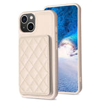 BF25 Custodia per telefono con porta carte di credito quadrato scozzese, For iPhone 15 Pro, For iPhone 14 Pro, For iPhone 15 Plus