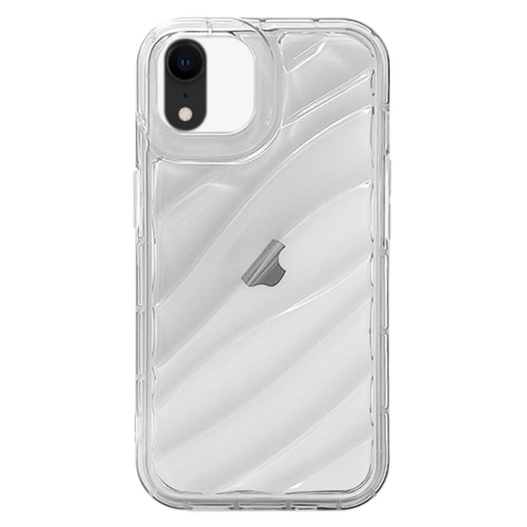 Custodia per telefono in TPU con onde, For iPhone X / XS, For iPhone XR, For iPhone XS Max