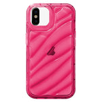 Custodia per telefono in TPU con onde, For iPhone X / XS, For iPhone XR, For iPhone XS Max
