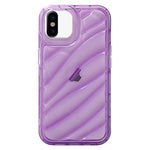 Custodia per telefono in TPU con onde, For iPhone X / XS, For iPhone XR, For iPhone XS Max