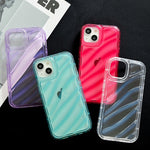 Custodia TPU con onde per iPhone XR