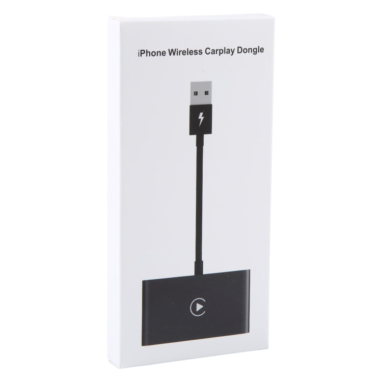Adattatore Carplay USB + USB-C / Type-C da cablato a wireless per iPhone, Black Rectangle