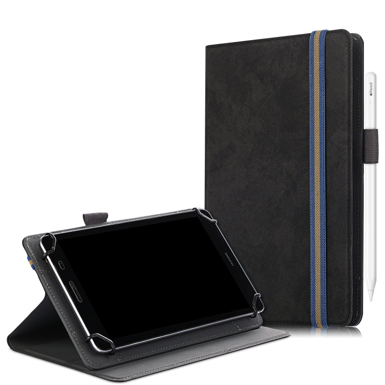 Custodia in pelle universale per tablet PC con vibrazione orizzontale in tessuto di marmo con slot per penna e supporto, For 7-8 inch, For 9-11 inch
