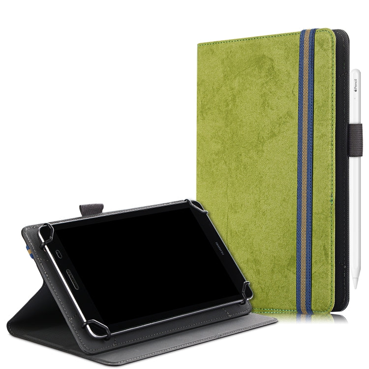 Custodia in pelle universale per tablet PC con vibrazione orizzontale in tessuto di marmo con slot per penna e supporto, For 7-8 inch, For 9-11 inch