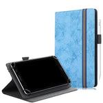Custodia in pelle universale per tablet PC con vibrazione orizzontale in tessuto di marmo con slot per penna e supporto, For 7-8 inch, For 9-11 inch