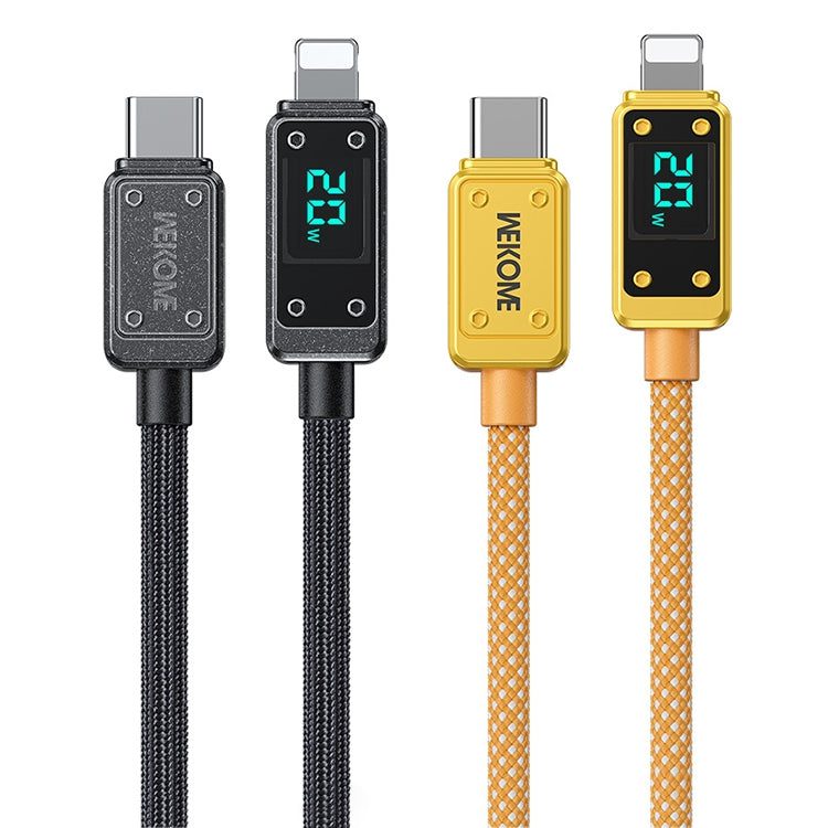 WK WDC-08 PD 20W USB-C/Type-C a 8 pin cavo dati display digitale, lunghezza: 1 m, WDC-08