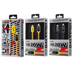 WK WDC-08 PD 20W USB-C/Type-C a 8 pin cavo dati display digitale, lunghezza: 1 m, WDC-08