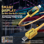 WK WDC-08 PD 20W USB-C/Type-C a 8 pin cavo dati display digitale, lunghezza: 1 m, WDC-08