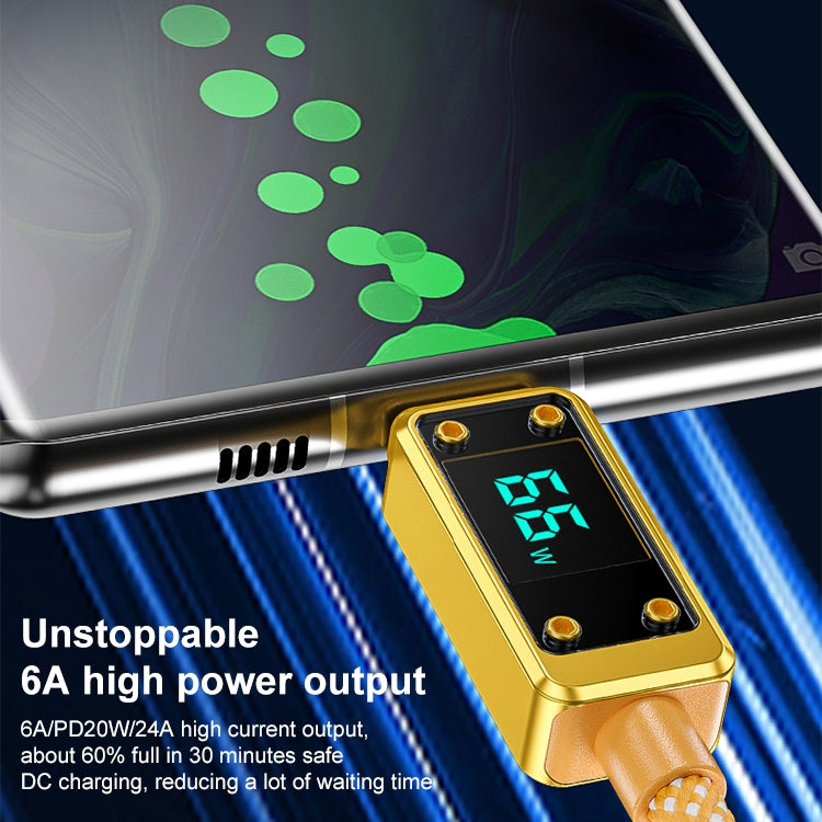 WK WDC-08 PD 20W USB-C/Type-C a 8 pin cavo dati display digitale, lunghezza: 1 m, WDC-08