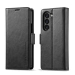 Custodia per telefono in pelle antifurto LC.IMEEKE RFID, For Samsung Galaxy Z Fold6 5G, For Samsung Galaxy Z Fold5, For Samsung Galaxy Z Flip5