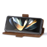 Custodia per telefono in pelle antifurto LC.IMEEKE RFID, For Samsung Galaxy Z Fold6 5G, For Samsung Galaxy Z Fold5, For Samsung Galaxy Z Flip5