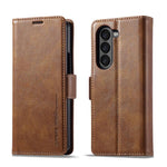 Custodia per telefono in pelle antifurto LC.IMEEKE RFID, For Galaxy Z Fold8 5G, For Galaxy Z Fold8 Ultra 5G, For Galaxy Z Flip8 5G, For Samsung Galaxy Z Flip6 / Flip7 FE, For Samsung Galaxy Z Fold7 5G, For Samsung Galaxy Z Flip7 5G