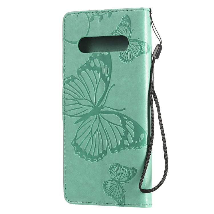Custodia portafoglio in pelle con farfalle 3D per smartphone