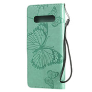 Custodia in pelle a ribalta orizzontale con motivo a rilievo farfalle 3D con supporto, slot per schede e portafoglio, For LG V60, For Motorola Moto G Power, For Motorola Moto G8 Power Lite