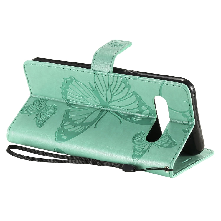 Custodia portafoglio in pelle con farfalle 3D per smartphone
