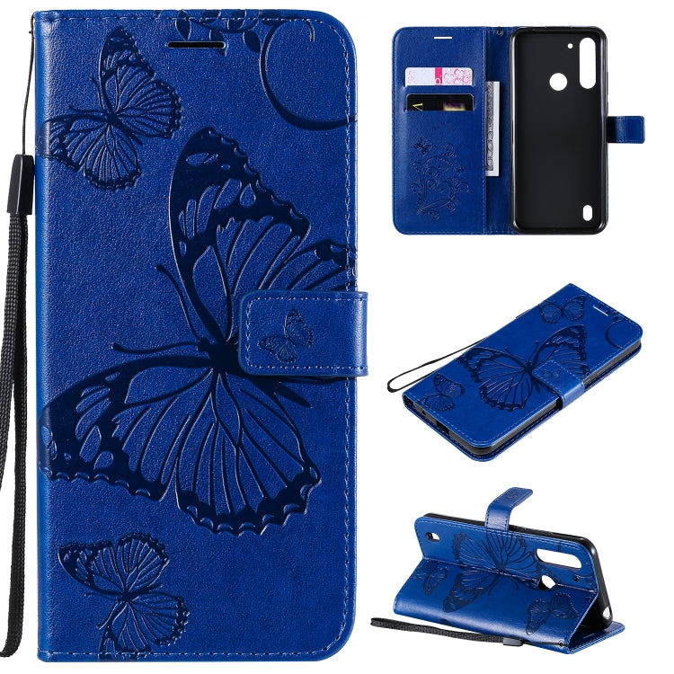 Custodia portafoglio in pelle con farfalle 3D per smartphone