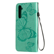 Custodia in pelle a ribalta orizzontale con motivo a rilievo farfalle 3D con supporto, slot per schede e portafoglio, For OPPO Realme 6, For Nokia 1.3, For Nokia 2.3