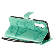 Custodia in pelle a ribalta orizzontale con motivo a rilievo farfalle 3D con supporto, slot per schede e portafoglio, For OPPO Realme 6, For Nokia 1.3, For Nokia 2.3