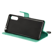 Custodia in pelle a ribalta orizzontale con motivo a rilievo farfalle 3D con supporto, slot per schede e portafoglio, For Sony Xperia L4, For Sony Xperia 10 II, For Xiaomi Redmi K30 Pro