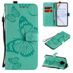 Custodia portafoglio in pelle con farfalle 3D per Sony Xperia L4