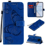 Custodia portafoglio in pelle con farfalle 3D per Sony Xperia L4