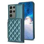 BF25 Custodia per telefono con porta carte di credito quadrato scozzese, For Samsung Galaxy S23 Ultra 5G, For Samsung Galaxy A53, For Samsung Galaxy A13 5G / 4G