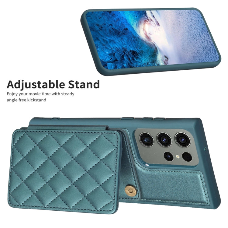 BF25 Custodia per telefono con porta carte di credito quadrato scozzese, For Samsung Galaxy S23 Ultra 5G, For Samsung Galaxy A53, For Samsung Galaxy A13 5G / 4G