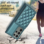 BF25 Custodia per telefono con porta carte di credito quadrato scozzese, For Samsung Galaxy S23 Ultra 5G, For Samsung Galaxy A53, For Samsung Galaxy A13 5G / 4G