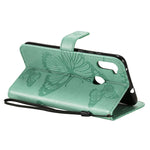 Custodia portafoglio in pelle con farfalle 3D per Galaxy A21s