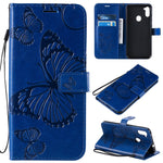 Custodia portafoglio in pelle con farfalle 3D per Galaxy A21s