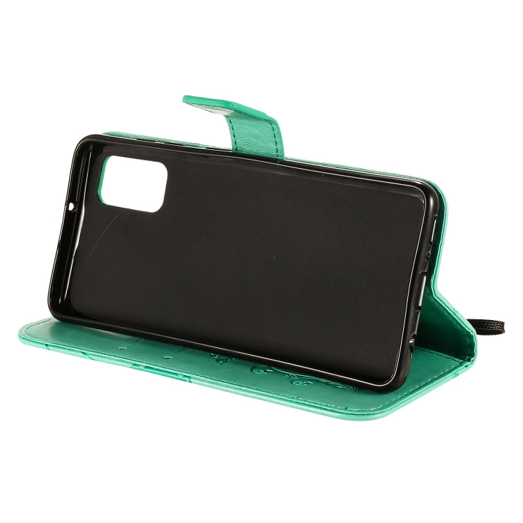 Custodia portafoglio in pelle con farfalle 3D per Galaxy A41