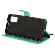 Custodia portafoglio in pelle con farfalle 3D per Galaxy A41