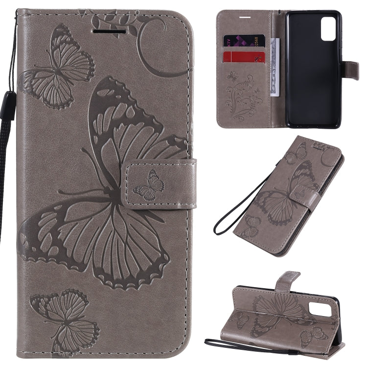 Custodia portafoglio in pelle con farfalle 3D per Galaxy A41