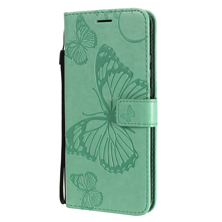 Custodia portafoglio in pelle con farfalle 3D per Huawei