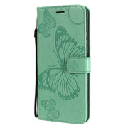 Custodia in pelle a ribalta orizzontale con motivo a rilievo farfalle 3D con supporto, slot per schede e portafoglio, For Huawei Y7P / P40 Lite E / Honor 9C, For Huawei P Smart(2020), For Huawei Y5P / Honor 9s