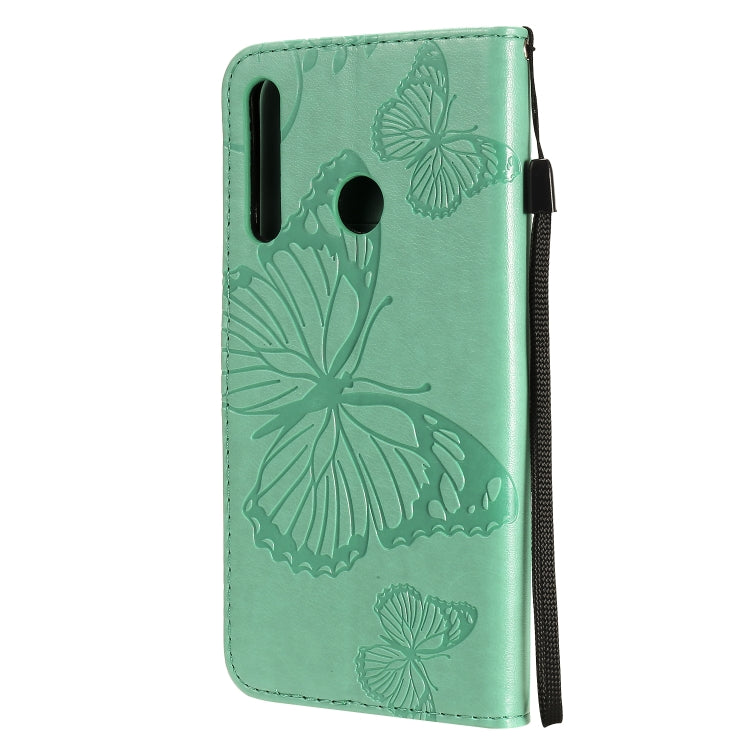 Custodia portafoglio in pelle con farfalle 3D per Huawei