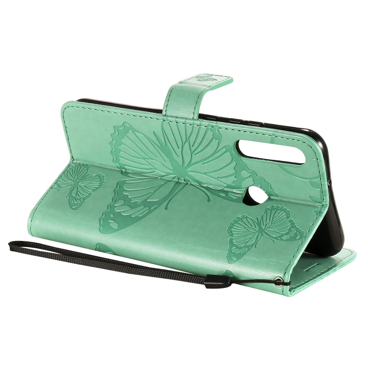 Custodia portafoglio in pelle con farfalle 3D per Huawei