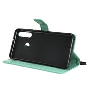 Custodia in pelle a ribalta orizzontale con motivo a rilievo farfalle 3D con supporto, slot per schede e portafoglio, For Huawei Y6P, For Huawei Honor 9A, For Huawei Honor 30 Pro / 30 Pro Plus