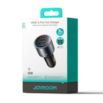 JOYROOM JR-CCN07 120W Dual PD+QC3.0 Caricatore da auto a 3 porte, JR-CCN07