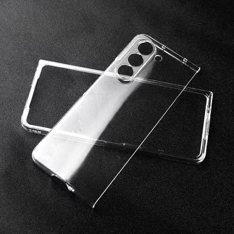 Custodia per telefono protettiva antiurto trasparente per PC, For Samsung Galaxy Z Fold5