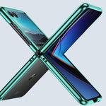 Custodia per telefono trasparente per PC placcata a copertura totale, For Motorola Razr 50, For Motorola Razr 40 Ultra