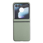 Cassa del telefono del PC di struttura del tessuto, For Motorola Razr 50, For Motorola Razr 40 Ultra / Razr 2023