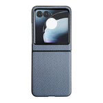 Cassa del telefono del PC di struttura del tessuto, For Motorola Razr 50, For Motorola Razr 40 Ultra / Razr 2023