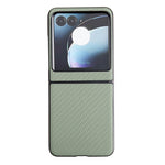 Cassa del telefono del PC di struttura del tessuto, For Motorola Razr 50, For Motorola Razr 40 Ultra / Razr 2023
