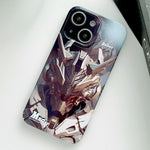Custodia per telefono PC con foro preciso con motivo dipinto, For iPhone 13