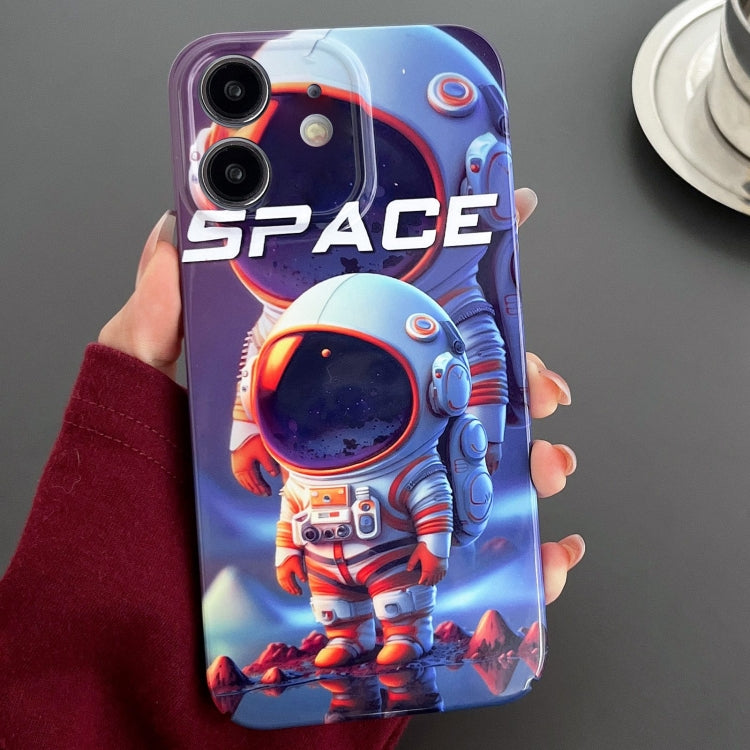 Custodia per telefono PC con foro preciso con motivo dipinto, For iPhone 11